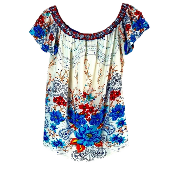 Flying Tomato Off-Shoulder Top - Picture 1 of 5